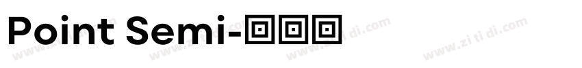 Point Semi字体转换